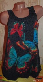 Туніки Туники ^/--/^ Туника в бабочки 40-42 /--/ р ^_^^^ Туніка в метелика 40-42 /--/ р - фото фото фото