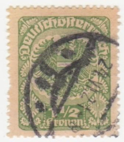 Австрія Австрия ^/--/^ Австрия  1920  г. № 335 гашеная ^_^^^ Австрія 1920 р. No 335 гашена - фото фото фото