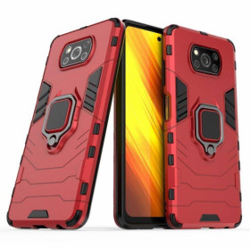 Чохли, бампера Чехлы, бампера ^/--/^ Чохол Fiji Ring для Xiaomi Poco X /--/ 3 броньований бампер з кільцем червоний ^_^^^ Чехол Fiji Ring для Xiaomi Poco X /--/ 3 бронирован бампер с кольцом красный - фото фото фото
