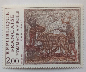 Франція Франция ^/--/^ Франция 1981 2000 лет со дня смерти Виргилия, MNH  (КЦ=1,6 евро) ^_^^^ Франція 1981 2000 років з дня смерті Вірджилія, MNH (КЦ = 1,6 євро) - фото фото фото