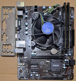 Материнські плати Материнские платы ^/--/^ комплект;  MSI B /--/ 150 /--/ M Pro-VD D /--/ 3 + i /--/ 5-6400 + 8 /--/ гб ДДР /--/ 3  + кулер          ( 1151  Socket..ДДР /--/ 3  )   робочий ^_^^^ комплект; MSI B /--/ 150 /--/ M Pro-VD D /--/ 3 + i /--/ 5-6400 + 8 /--/ гб ДДР /--/ 3 + кулер (1151 Socket..ДДР /--/ 3) рабочий - фото фото фото