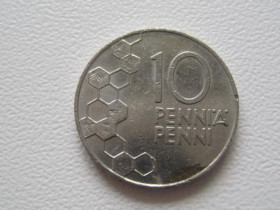 Фінляндія Финляндия ^/--/^ Финляндия 10 пенни 1990 года 26037 ^_^^^ Фінляндія 10 пенні 1990 року 26037 - фото фото фото