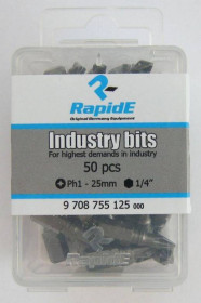 Інший інструмент Другой инструмент ^/--/^ Бита PH 1*25 /--/ мм RapidE, Germany. Набор 50 /--/ шт ^_^^^ Біта PH 1*25 /--/ мм RapidE, Germany. Набір 50 /--/ шт - фото фото фото