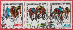 НДР, ФРН ГДР, ФРГ ^/--/^ ГДР 1977 спорт Mi 2216-2218 ^_^^^ НДР 1977 спорт Mi 2216-2218 - фото фото фото