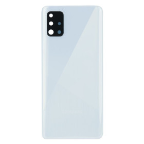 Корпуса на Samsung Корпуса на Samsung ^/--/^ Задня частина корпусу Samsung Galaxy A /--/ 51 SM-A /--/ 515 White  (з склом камери) ^_^^^ Задняя часть корпуса Samsung Galaxy A /--/ 51 SM-A /--/ 515 White (со стеклом камеры) - фото фото фото