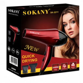 Фени Фены ^/--/^ Фен для сушіння волосся Sokany Professional SK-2211 2400 Вт ^_^^^ Фен для сушки волос Sokany Professional SK-2211 2400 Вт - фото фото фото