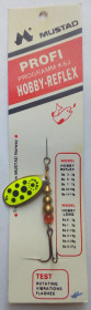 Воблери, принади Воблеры, приманки ^/--/^ Блесна-спиннер Mustad Hobby Reflex № 7 (II)  (новая) ^_^^^ Блесна-спінер Mustad Hobby Reflex No 7 (II) - фото фото фото