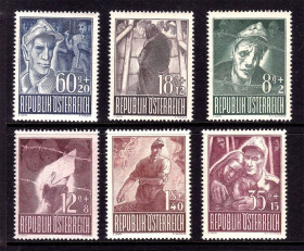 Австрія Австрия ^/--/^ Австрия 1947 г MNH ^_^^^ Австрія 1947 MNH - фото фото фото