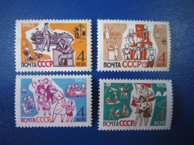 СРСР - СССР - ^/--/^ СССР. 1963 . ДЕТИ СОВЕТСКОЙ СТРАНЫ. ^_^^^ СРСР. 1963 - діти радянської країни. - фото фото фото
