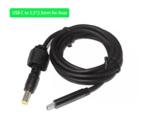 Інші комплектуючі Другие комплектующие ^/--/^ Кабель USB Type-c на DC Asus 5.5 x 2.5 pd тригером type c - фото фото фото