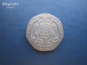 Єлизавета II (після ) Елизавета II (после ) ^/--/^ Монета 20 пенсів Великобританія 1984 ^_^^^ Монета 20 пенсов Великобритания 1984 - фото фото фото