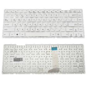Клавіатури Клавиатуры ^/--/^ Клавиатура для ноутбука ASUS (X /--/ 442 series) rus, white, без фрейма ^_^^^ Клавіатура для ноутбука ASUS (X /--/ 442 series) rus, white, без фрейму - фото фото фото