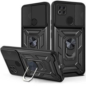 Чохли, бампера Чехлы, бампера ^/--/^ Чохол Fiji Camera Defence для Xiaomi Redmi 9 /--/ C бампер із захистом камери та підставкою Black ^_^^^ Чехол Fiji Camera Defence для Xiaomi Redmi 9 /--/ C бампер с защитой камеры и подставкой Black - фото фото фото