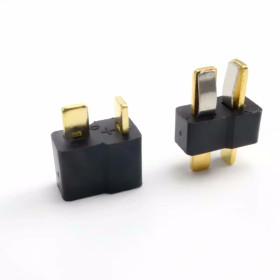 Порти, роз'єми Порты, разъемы ^/--/^ Разъем силовой контакт Plug T T-plug комплект мама + папа черный ^_^^^ Роз'єм силовий контакт Plug T T-plug комплект мама + тато чорний - фото фото фото