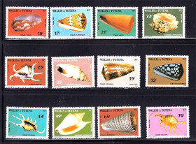Фауна Фауна ^/--/^ Фауна . Уолис и Футуна / WF  1984 г MNH  - ракушки ^_^^^ Уоліс і Футуна / WF 1984 MNH - черепашки - фото фото фото