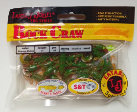 Воблери, принади Воблеры, приманки ^/--/^ Силиконовые приманки Lucky John Rock Craw Nagoya Shrimp  (10 штук)  (новые) ^_^^^ Силіконові приманки Lucky John Rock Craw Nagoya Shrimp (10 штук) (нові) - фото фото фото