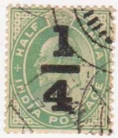 Інші країни Другие страны ^/--/^ Индия  1905 г. № 72 гашеная ^_^^^ Індія 1905 р. No 72 гашена - фото фото фото
