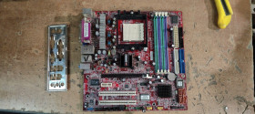Материнські плати Материнские платы ^/--/^ Мат. плата MSI RS /--/ 482 /--/ M /--/ 4 MS-7191 Socket 939 ATI XPRESS 200 SATA RAID MicroATX 4 /--/ DDR № 231502 ^_^^^ Мат. плата MSI RS /--/ 482 /--/ M /--/ 4 MS-7191 Socket 939 ATI XPRESS 200 SATA RAID MicroATX 4 /--/ DDR No 231502 - фото фото фото