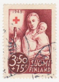 Скандинавія Скандинавия ^/--/^ Финляндия 1945 г. № 300 гашеная ^_^^^ Фінляндія 1945 р. No 300 гашена - фото фото фото