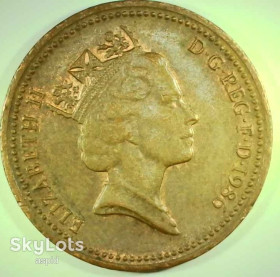Єлизавета II (після ) Елизавета II (после ) ^/--/^ Великобритания 1 пенни, 1986 №163 ^_^^^ Велика Британія 1 пенні, 1986 No /--/ 163 - фото фото фото