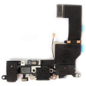 Шлейфи, перехідники Шлейфы, переходники ^/--/^ Шлейф iPhone 5 /--/ SE  (4.0&amp;quot;) Charge + Audio Black H/C ^_^^^ Шлейф iPhone 5 /--/ SE (4.0&amp;quot;) Charge + Audio Black H/C - фото фото фото
