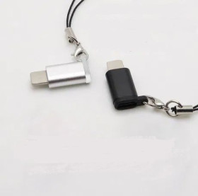 Кабелі Кабели ^/--/^ Переходник адаптер с micro USB на Lightning для iPhone 5&amp;#92;6&amp;#92;7 , iPad, iPod зарядка и синхронизация чёрный ^_^^^ Перехідник адаптер з micro USB на Lightning для iPhone 5&amp;#92;6&amp;#92;7, iPad, iPod зарядка і синхронізація чорний - фото фото фото