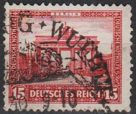 Веймарська республіка Веймарская республика ^/--/^ 1930 - Німеччина - Зимова допомога - Берлін Mi.451 _3,0 € ^_^^^ 1930 - Германия - Зимняя помощь - Берлин Mi.451 _3,0 € - фото фото фото