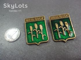 Геральдика Геральдика ^/--/^ знак герб мещовск лот 4 шт №14532 ^_^^^ знак герб міщовськ лот 4 шт No /--/ 14532 - фото фото фото