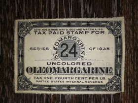 США США ^/--/^ Велика депресія США 1931 1935 1&amp;#92;4 цента податкова &amp;quot;марка&amp;quot;. 52 /--/ х /--/ 83 /--/ мм. Папір банкнотний. ^_^^^ Великая депрессия США 1931 1935 1&amp;#92;4 цента налоговая &amp;quot;марка &amp;quot;. 52 /--/ х /--/ 83 /--/ мм. Бумага банкнотная. - фото фото фото