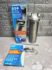 Фільтри для води Фильтры для воды ^/--/^ Лот Raifil HMS-10 /--/ B 1/2&amp;quot; магістральний фільтр із нержавіючої сталі ^_^^^ Лот Raifil HMS-10 /--/ B 1/2&amp;quot; магистральный фильтр из нержавеющей стали - фото фото фото