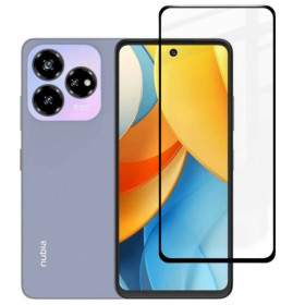 Чохли, бампера Чехлы, бампера ^/--/^ Захисне скло Fiji Premium для Nubia V /--/ 60 Design повне проклеювання Anti-Static чорний ^_^^^ Защитное стекло Fiji Premium для Nubia V /--/ 60 Design полное проклеивание Anti-Static черный - фото фото фото