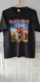 Футболки, майки Футболки, майки ^/--/^ Футболка &amp;quot;Iron Maiden&amp;quot;  (100% cotton, L, Morocco) ^_^^^ Футболка &amp;quot;Iron Maiden&amp;quot; (100% cotton, L, Morocco) - фото фото фото