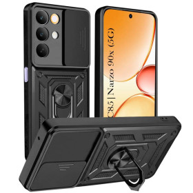 Чохли, бампера Чехлы, бампера ^/--/^ Чохол Fiji Camera Defence для Realme C /--/ 85 бампер із захистом камери та підставкою Black ^_^^^ Чехол Fiji Camera Defence для Realme C /--/ 85 бампер с защитой камеры и подставкой Black - фото фото фото