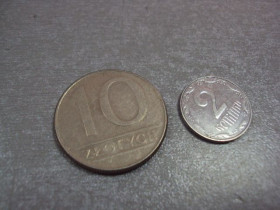 - року - года ^/--/^ монета польша 10 злотых 1988 №9776 ^_^^^ монета польща 10 злотих 1988 No /--/ 9776 - фото фото фото