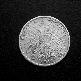 Австро-Угорщина Австро-Венгрия ^/--/^ 2 Корони 1912 р. Срібло. Австро-Угорщина. ^_^^^ 2 Короны 1912 Серебро. Австро-Венгрия. - фото фото фото