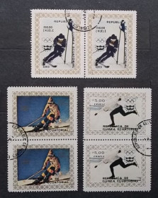 Спорт Спорт ^/--/^ Экваториальная Гвинея 1976 г - Зимние Олимпийские игры, Инсбрук ^_^^^ Екваторіальна Гвінея 1976 р - Зимові Олімпійські ігри, Інсбрук - фото фото фото