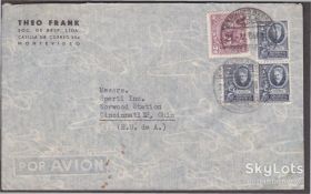 Америка Америка ^/--/^ Уругвай 1946 КЛАССИКА СТАНДАРТ ИСТОРИЯ ПОЧТЫ ПОЧТА АВИА ПОЧТОВЫЙ ДОКУМЕНТ 4 /--/ м Mi.496 /--/ x /--/ 3, 671 ^_^^^ Уругвай 1946 КЛАСИКА СТАНДАРТ ІСТОРІЯ ПОшти АВІА ПОШТОВИЙ ДОКУМЕНТ 4 /--/ М Mi.496 /--/ x /--/ 3, 671 - фото фото фото