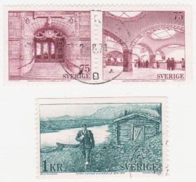 Скандинавія Скандинавия ^/--/^ Швеция 1974 г. № 861‑863 гашеная серия ^_^^^ Швеція 1974 р. No 861-863 гашена серія - фото фото фото