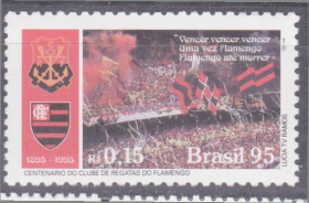 Південна Америка Южная Америка ^/--/^ Бразилия 1995 ЯХТЫ РЕГАТА КЛУБ FLAMENGO СПОРТ ЗАПЛЫВ СОРЕВНОВАНИЯ ТРАДИЦИИ 100 лет ЮБИЛЕЙ Mi.2669** MNH ^_^^^ Бразилія 1995 ЯХТИ РЕГАТА КЛУБ FLAMENGO СПОРТ ЗАПЛИВ ЗІРІВНЕННЯ ТРАДИЦІЇ 100 років ЮБІЛЕЙ Mi.2669** MNH - фото фото фото
