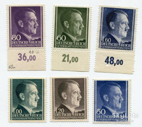 Третій Рейх (-) Третий Рейх (-) ^/--/^ Серія ГГ, ІІІ Райх, Гітлер, 1942 р. ^_^^^ Серия ГГ, III Рейх, Гитлер, 1942 г. - фото фото фото