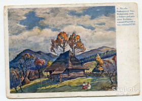 Україна Украина ^/--/^ Поштівка Підкарпатська Русь, Воловець 1935 р. ^_^^^ Почтовка Подкарпатская Русь, Воловец 1935 г. - фото фото фото