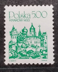 Архітектура Архитектура ^/--/^ Польша 1981 г - Краков, 1493 г ^_^^^ Польща 1981 р - Краків, 1493 р - фото фото фото