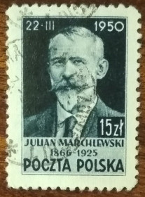 Польща Польша ^/--/^ Польша 25 лет со дня смерти Юлиана Мархлевского 1950 ^_^^^ Польща 25 років від дня смерті Юліана Мархлевського 1950 - фото фото фото
