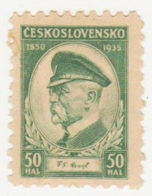 Чехословаччина Чехословакия ^/--/^ Чехословакия   1935 г № 322 * ^_^^^ Чехословаччина 1935 р. No 322* - фото фото фото