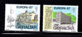 Малі Держави Європи Малые Государства Европы ^/--/^ Гибралтар  1987 г  MNH - архитектура - СЕПТ / CEPT ^_^^^ Гібралтар 1987 MNH - архітектура - СЕПТ / CEPT - фото фото фото