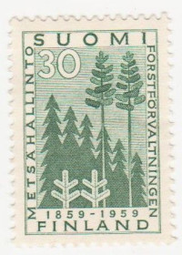 Скандинавія Скандинавия ^/--/^ Финляндия 1959 г. № 514 * ^_^^^ Фінляндія 1959 р. No 514* - фото фото фото