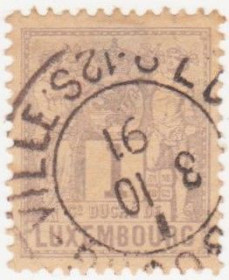 Інші країни Другие страны ^/--/^ Люксембург 1882 г. № 46 гашеная ^_^^^ Люксембург 1882 р. No 46 гашена - фото фото фото