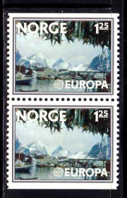 Скандинавія Скандинавия ^/--/^ Норвегия 1977 г   MNH - пара ^_^^^ Норвегія 1977 MNH - пара - фото фото фото