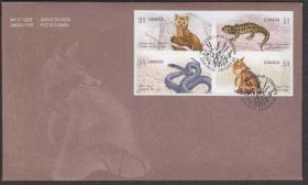 Північна Америка Северная Америка ^/--/^ Канада 2006 КУНИЦА САЛАМАНДРА ЛИСА ЗМЕЯ АМФИБИИ РЕПТИЛИИ ЖИВОТНЫЕ ФАУНА КПД 4 /--/ м б/з ^_^^^ Канада 2006 КУНИЦЯ САЛАМАНДРА ЛИСА ЗМІЯ АМФІБІЇ РЕПТИЛІЇ ТВОТНІ ФАУНА ККД 4 /--/ М б/з - фото фото фото