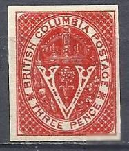 Інші країни Другие страны ^/--/^ Брит. Колумбия 1865-67 корона РЕПЛИКА НОВОДЕЛ Пруф красная 1 /--/ м.б/з ^_^^^ Брит. Колумбія 1865-67 корона РЕПЛІКА НОВОДЕЛ Пруф червона 1 /--/ м.б/з - фото фото фото